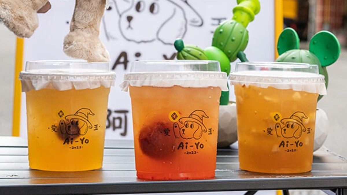 「Ai-Yo哎喲愛玉」專門販售多種口味的特色愛玉冰。（圖片來源：虎麗笑嗨嗨）