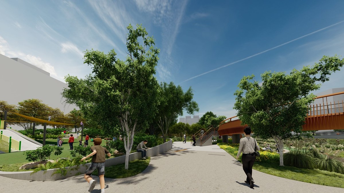 北投人好期待！磺港溪全新「生態親水公園」正式開工，未來散步環形空中步道