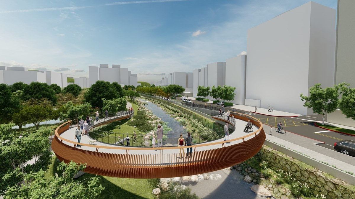 北投人好期待！磺港溪全新「生態親水公園」正式開工，未來散步環形空中步道