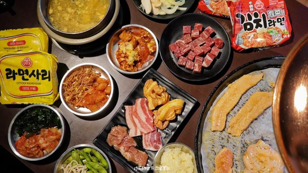 「豬對有」主打韓式烤肉＋火鍋吃到飽。（圖片來源：巧莉的世界流浪筆記）