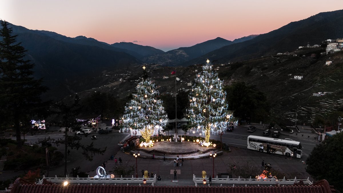 全台海拔最高「28米雪松耶誕樹」！2022山谷燈光節將開跑，明晚點燈浪漫爆棚