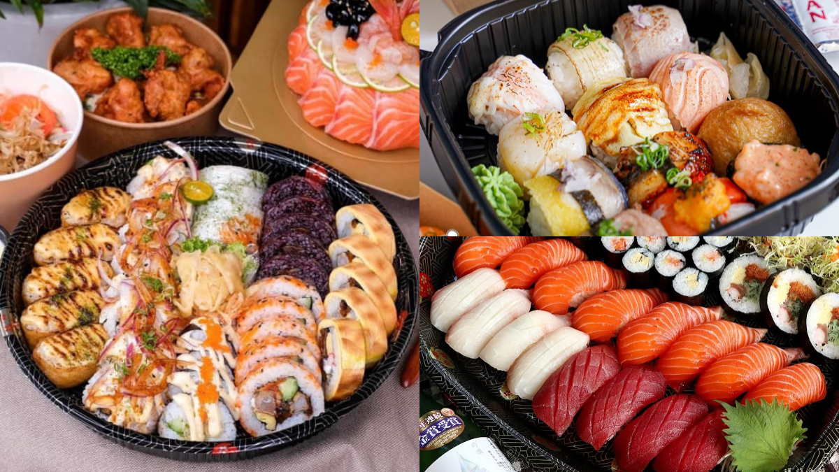 年末開趴必備！５大超澎派外帶壽司拼盤：每顆最低20元、厚切生魚片握壽司
