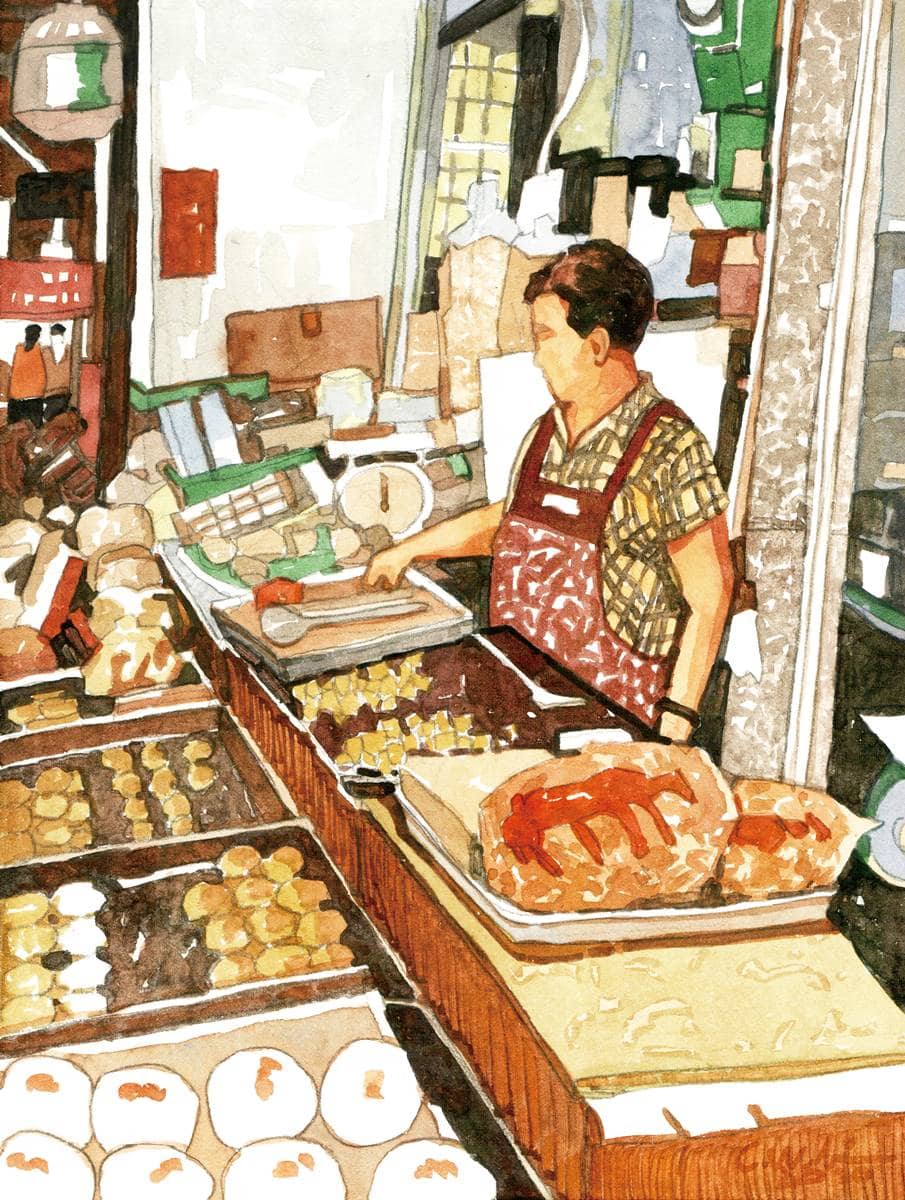 內行來這辦年貨！水仙宮80年「隱藏版餅鋪」，老台南人必買黑糖椪餅、蝦米餅