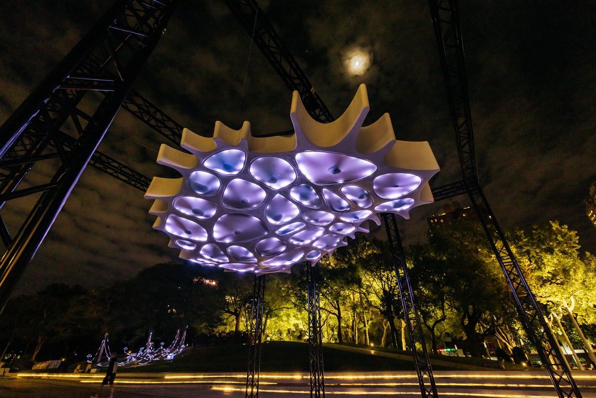 「2023光影藝術節」免費入場！９大光景藝術一次看：巨大外星飛船、科技水母