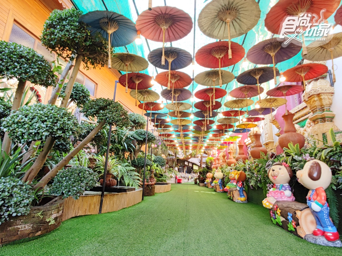 寺廟界的迪士尼！彩虹紙傘、戀愛造景，泰國網美廟還藏有「景觀咖啡館」