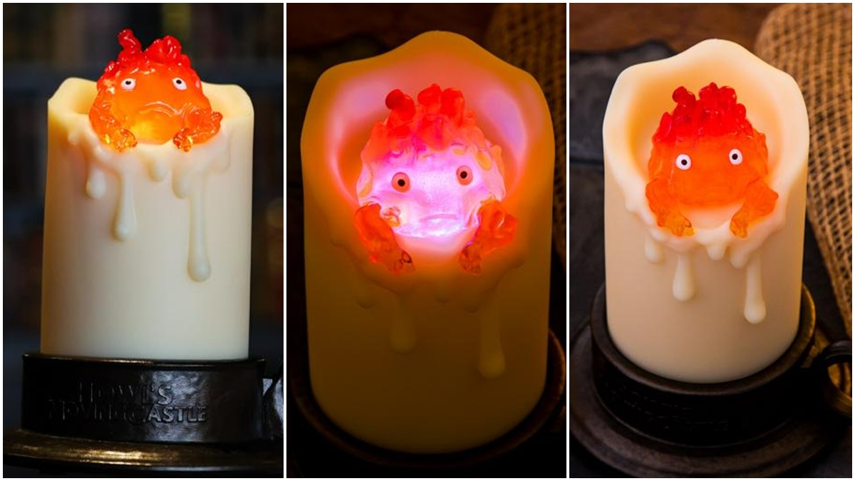 宮崎駿粉絲瘋搶！Q萌「卡西法燭台夜燈」完美還原，雙色變換燭火特效超逼真
