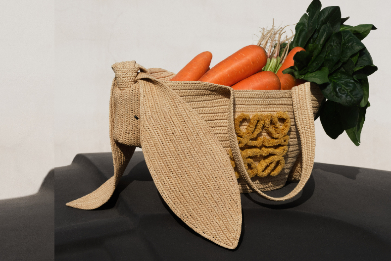 ▲Basket兔子造型編織手提包，NT.42,000