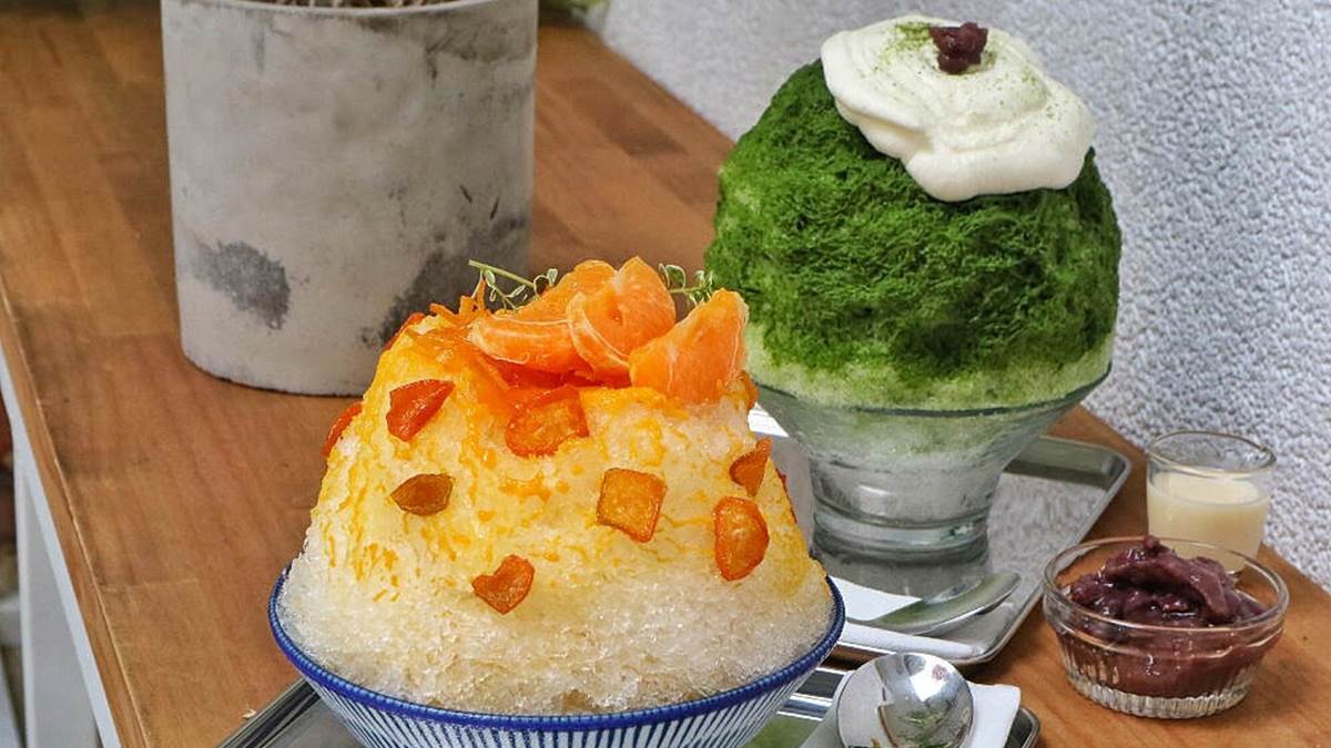 「果食男子」主打日式刨冰搭配自製果醬，渲染出美麗的色彩。（圖片來源：糖糖’s 享食生活）