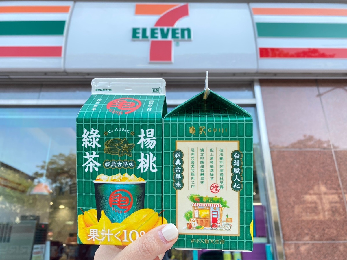 10大超商打卡新品！7-11推龜記楊桃綠茶、小兔蛋糕，全家厚濃抹茶拿鐵、糖餅甜筒