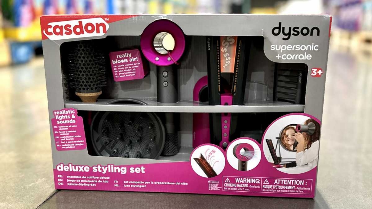 史上最俗！Dyson「仿真髮型造型組」僅1449元，經典黑粉配色＋２種吹梳超欠買
