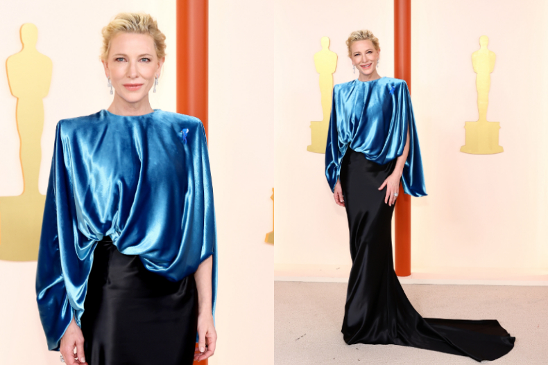 ▲凱特布蘭琪 Cate Blanchett穿LOUIS VUITTON訂製禮服