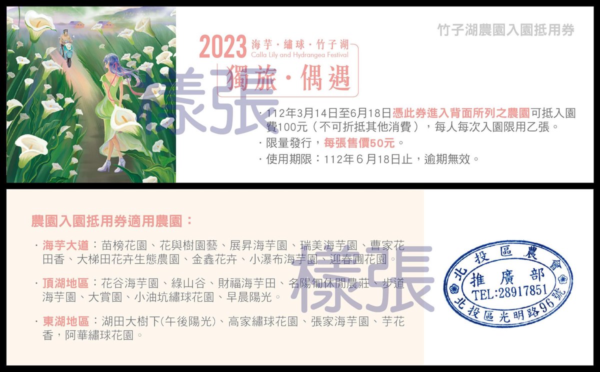 仙氣爆棚！「2023竹子湖海芋季」限時開跑，打卡９大花藝裝置、搶限量折價券