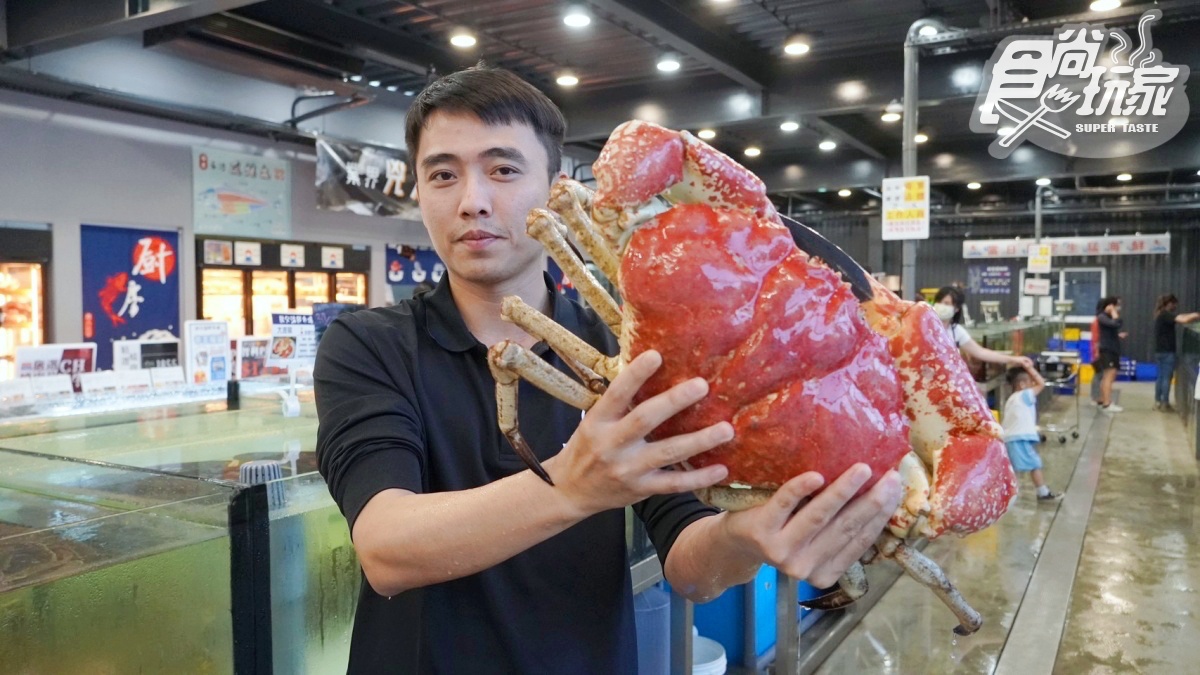 【新開店】比築地市場狂！直送「龍蝦、皇帝蟹」近千種海鮮，再享１斤和牛５折爽吃