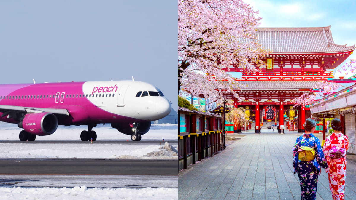 暑假、端午節飛出國！樂桃航空「最低2250元」飛東京，限時優惠搶票啦