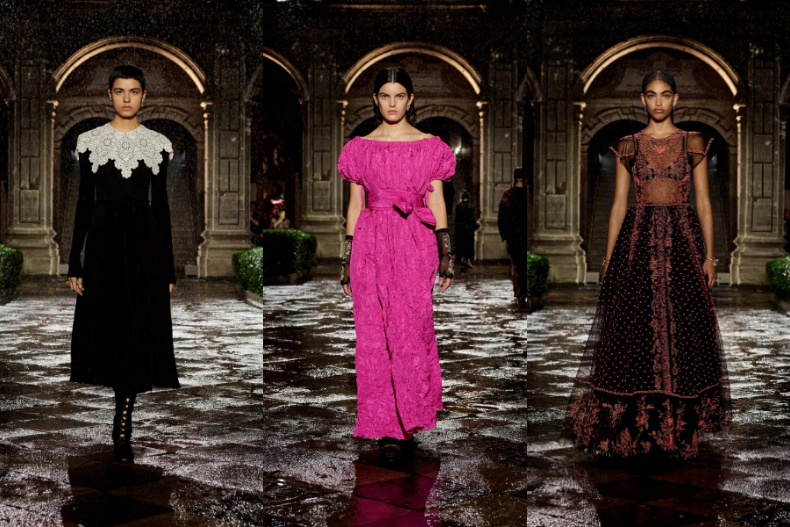 揮灑烈愛！Dior 2023 早春秀在墨西哥登場：以蝴蝶、絲絨向芙烈達卡蘿致敬