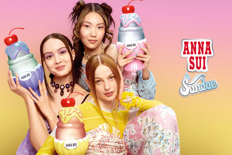 可愛到爆擊心臟！ANNA SUI全球首款夢幻系列「果漾聖代淡香水」，5／25全台開賣