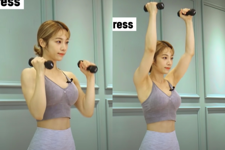 練出「女團同款直角肩」！韓國百萬Youtuber示範超簡單7動作，燃脂消手臂贅肉