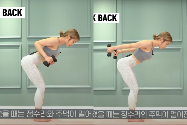 練出「女團同款直角肩」！韓國百萬Youtuber示範超簡單7動作，燃脂消手臂贅肉