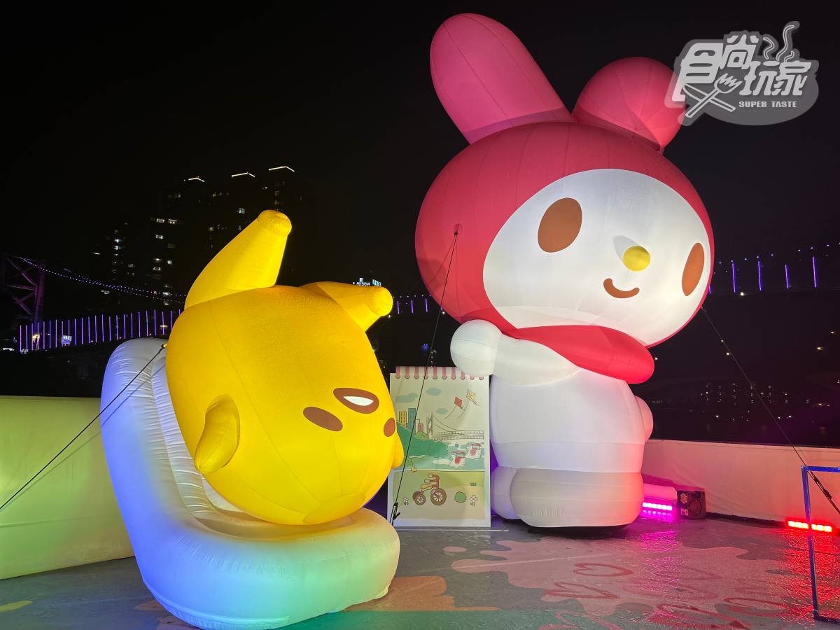 13米高Hello Kitty在碧潭！最萌「三麗鷗家族」點燈照曝光，連續90天免費拍爆