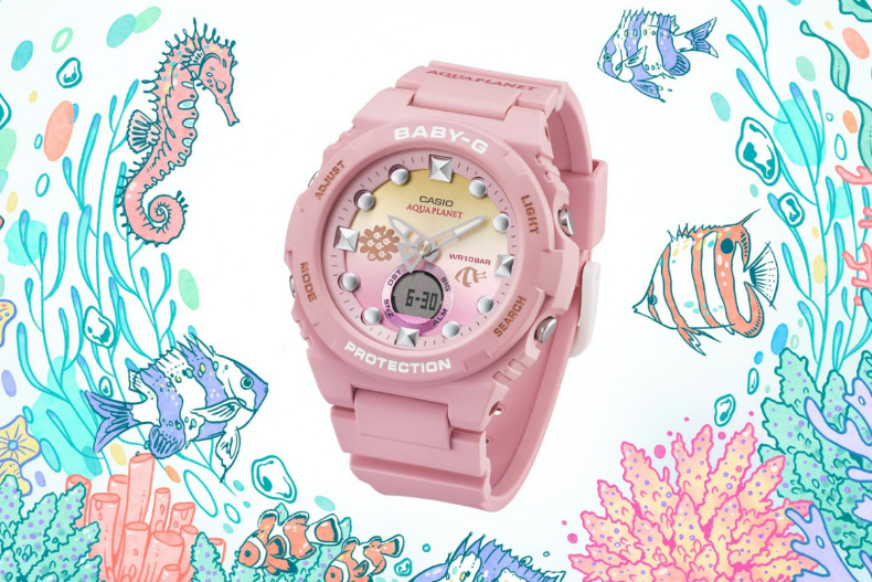 BABY－G時尚變身海洋守護者 全新錶款展現粉色珊瑚魅力與保護精神