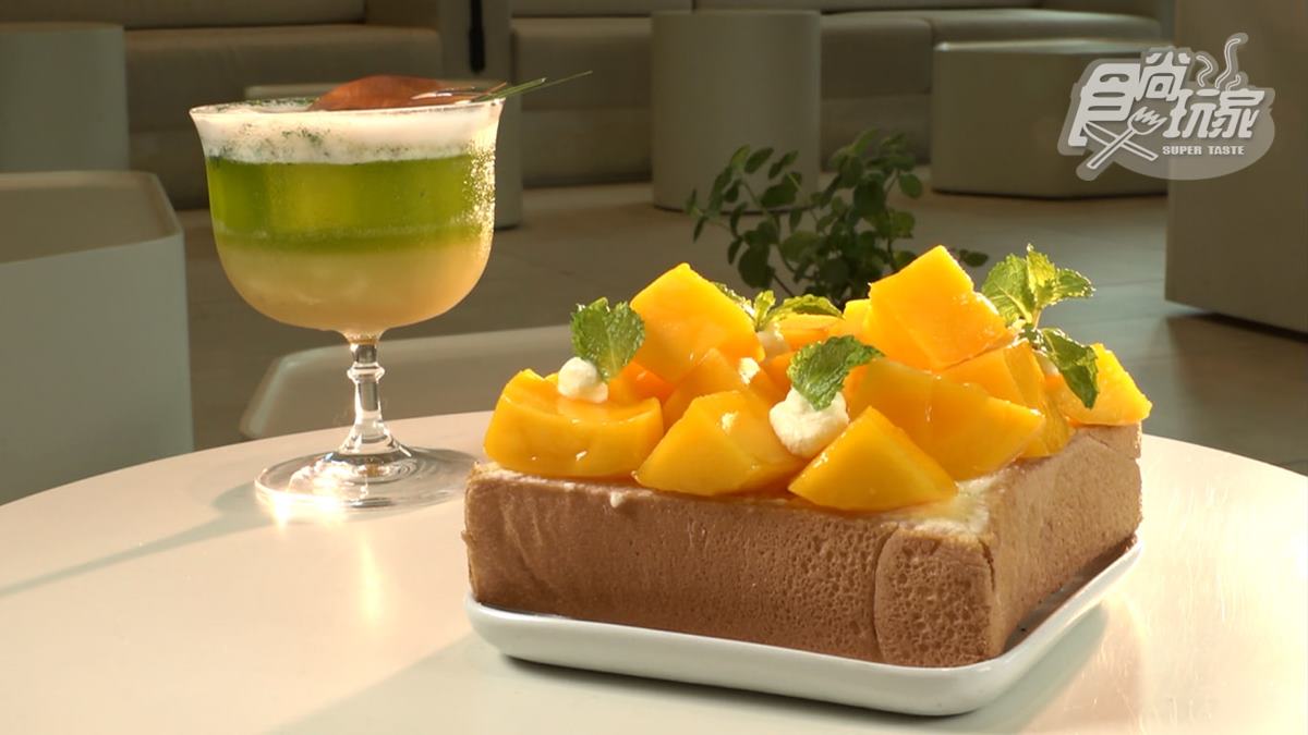 「芒果厚片」是季節限定的甜點。