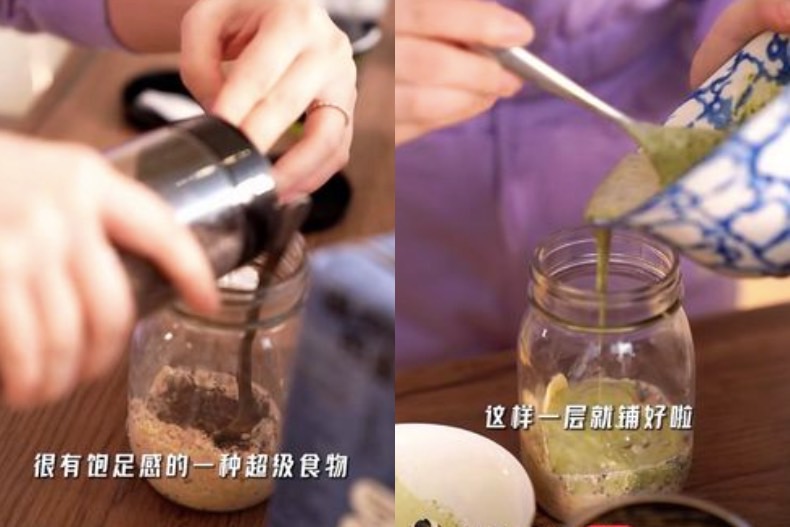 減脂也能吃巧克力！陳妍希自製「黑巧克力燕麥杯」，熱量低不怕胖