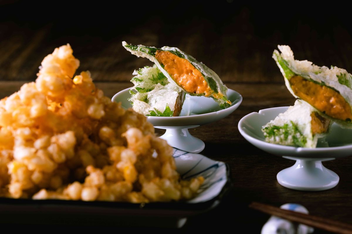 日式蚵嗲海膽會爆漿！台中神祕「小料理屋」餐點超有哏，釜飯大手筆放松葉蟹