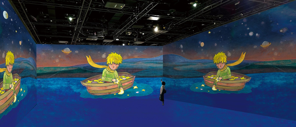 小王子來了！「小王子沉浸式光影繪本特展」快閃101：星球茶館、巨型玫瑰園