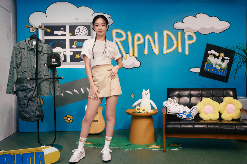 PUMA x RIPNDIP 中指貓系列開賣！厚底貓貓鞋、口袋藏中指，吳卓源：好萌好欠揍