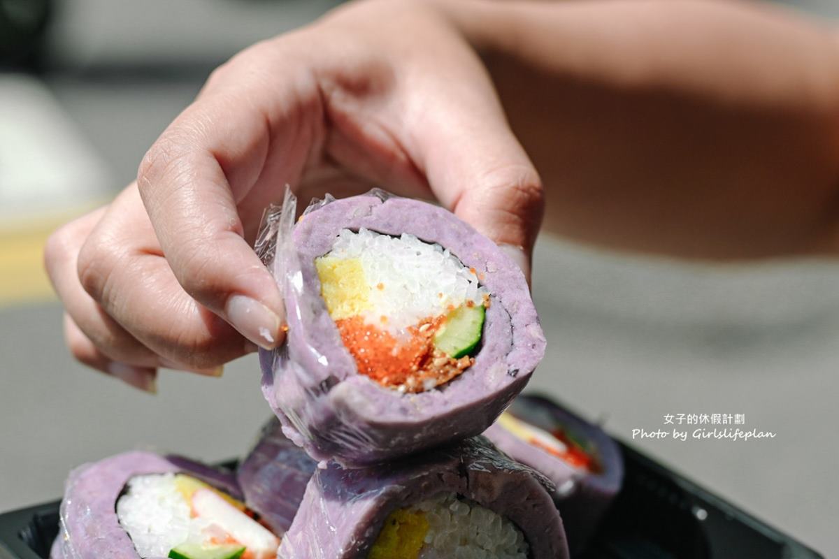 芋泥控嗨翻！國華街排隊必吃「芋泥壽司」藏在這，鮭魚豪撒糖粒炙燒太誘人