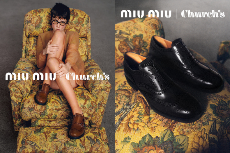CHURCH’S X MIU MIU 聯名系列鞋款