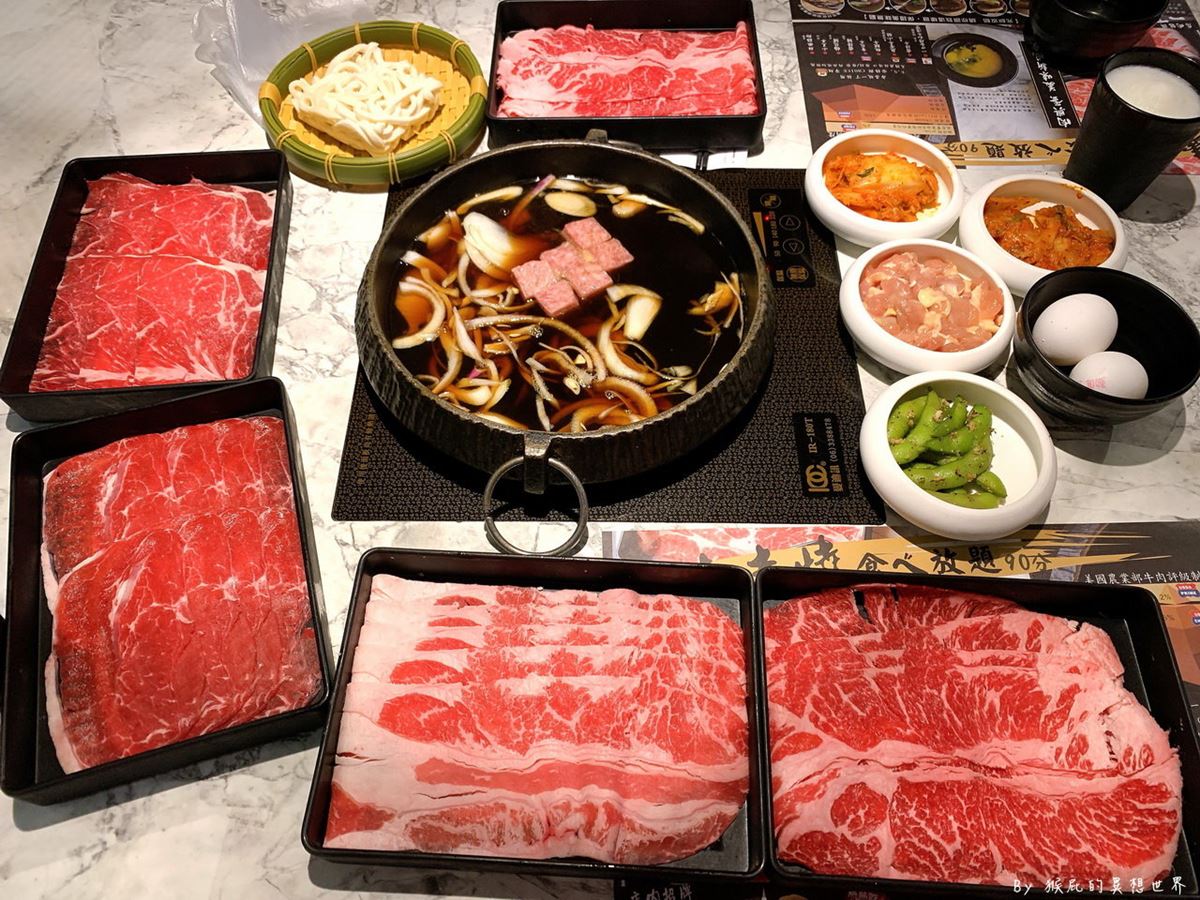 台中最夯「壽喜燒吃到飽」！８種肉任你吃，牛肉湯、滷肉飯、甜點飲料無限嗑
