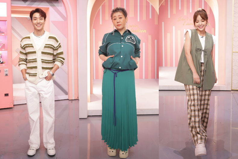 ▲女大主持人（由左至右）：卞慶華、藍心湄、徐凱希