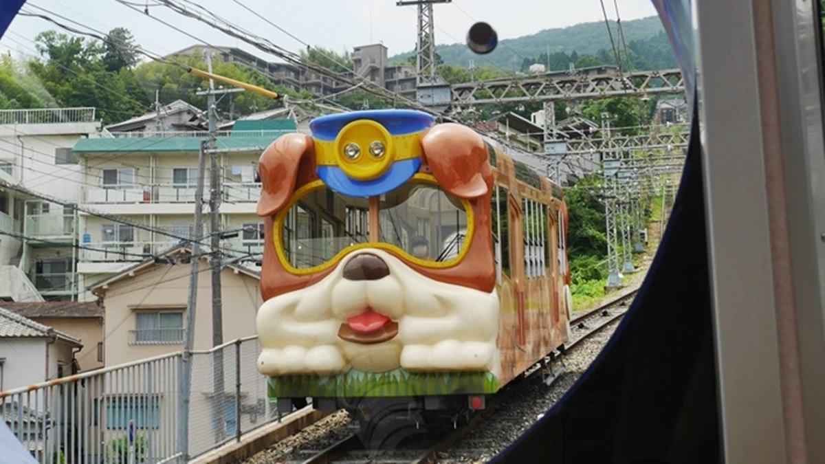 「生駒纜車」是日本最古老的營業纜車，全長約２公里。（圖片來源：晴天散步）