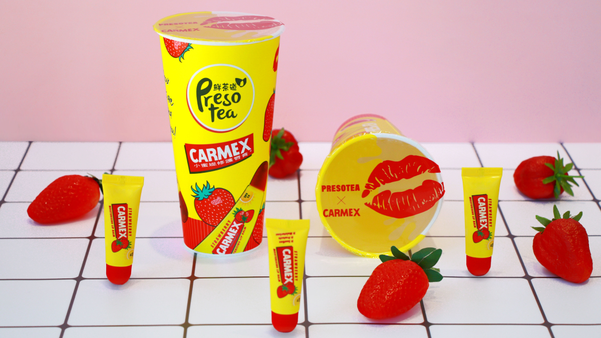 邊喝邊保養！鮮茶道攜手「小蜜媞」推Kiss草莓新品，粉嫩你的唇也甜你的心
