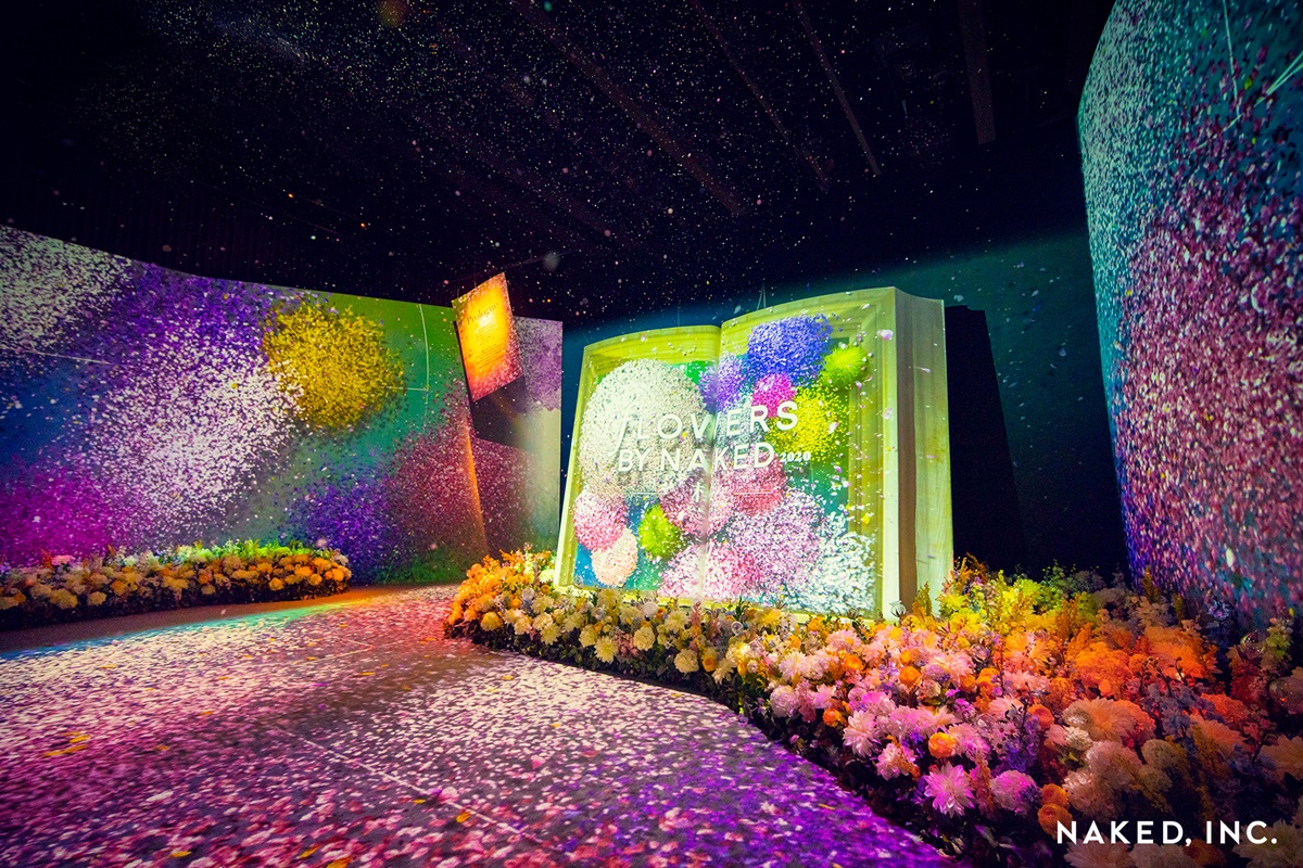 日本最美光影展2.0！「花之舞光影展」12月登台：花朵萬花筒、巨大蒲公英７展區