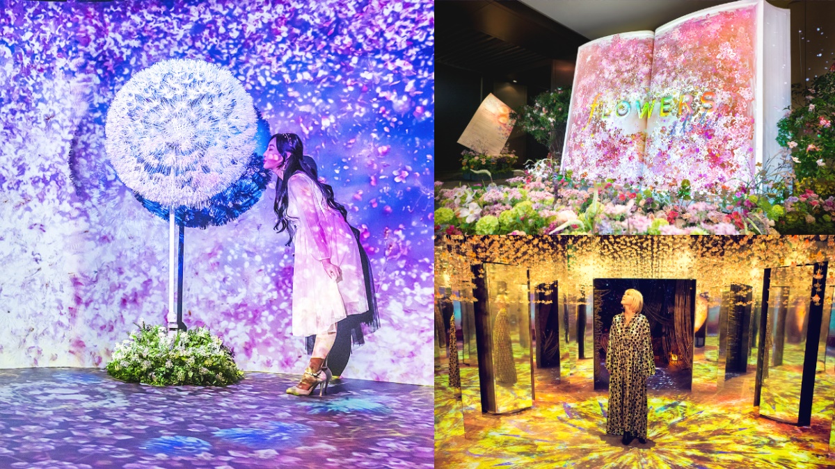 日本最美光影展2.0！「花之舞光影展」12月登台：花朵萬花筒、巨大蒲公英７展區