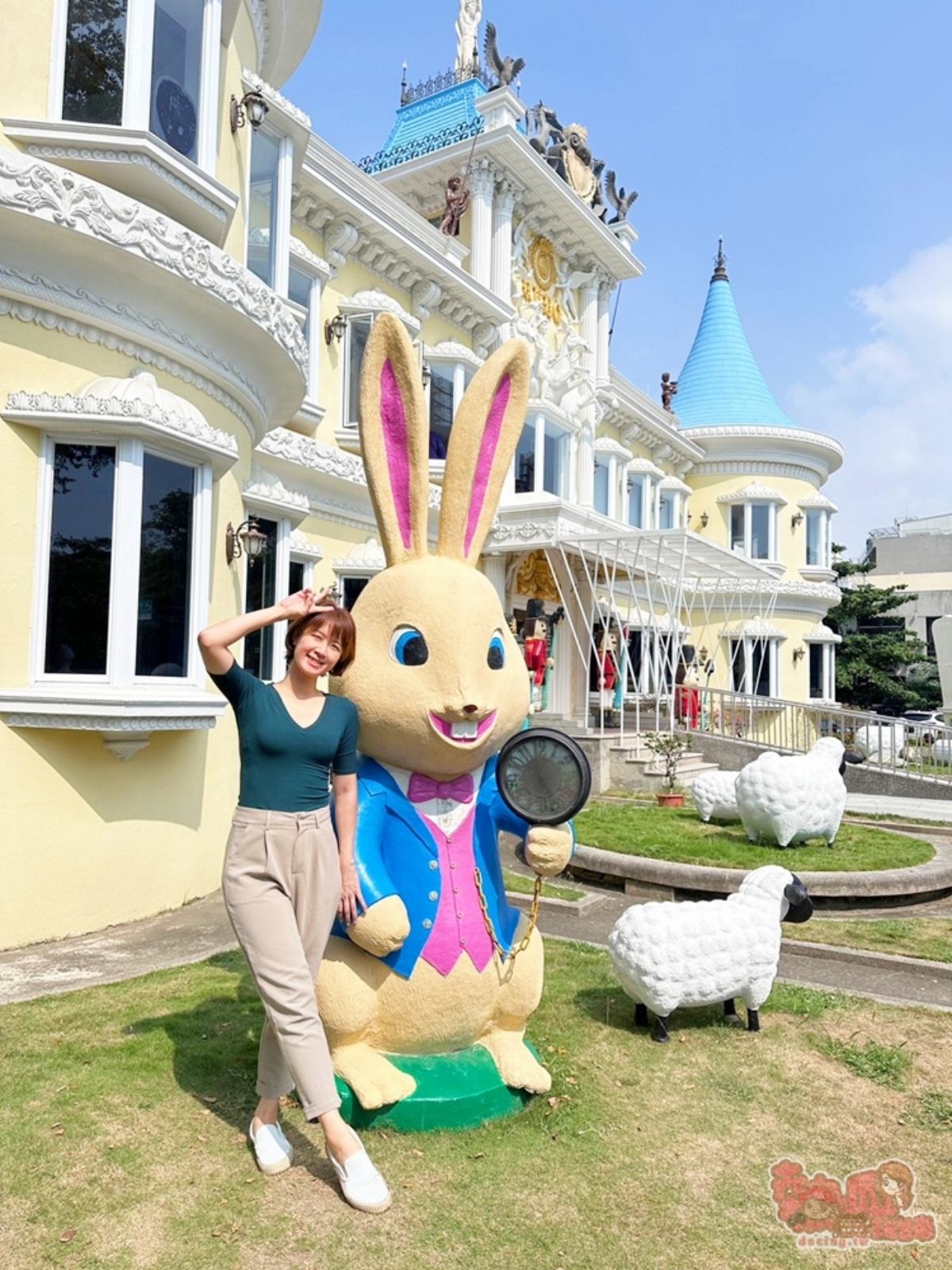 妙妙貓、小白兔現身！「台南歐風城堡」免費開放，如置身《愛麗絲夢遊仙境》
