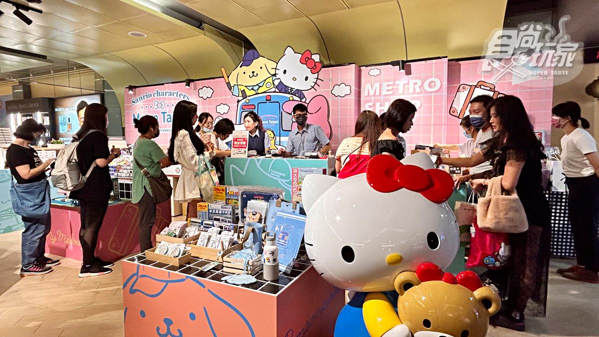 Hello Kitty出沒北捷！「三麗鷗彩繪列車」今可愛啟航，66款聯名周邊一次買爆