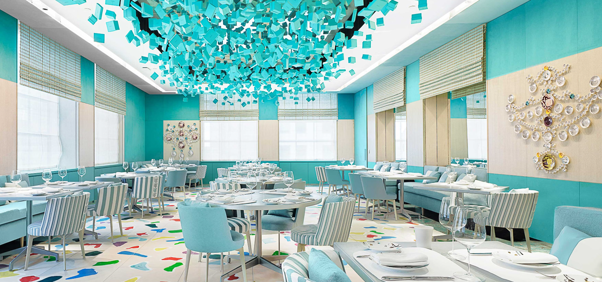 全台首間Tiffany咖啡廳來了！最美Tiffany藍空間插旗信義區，３層英式午茶必點