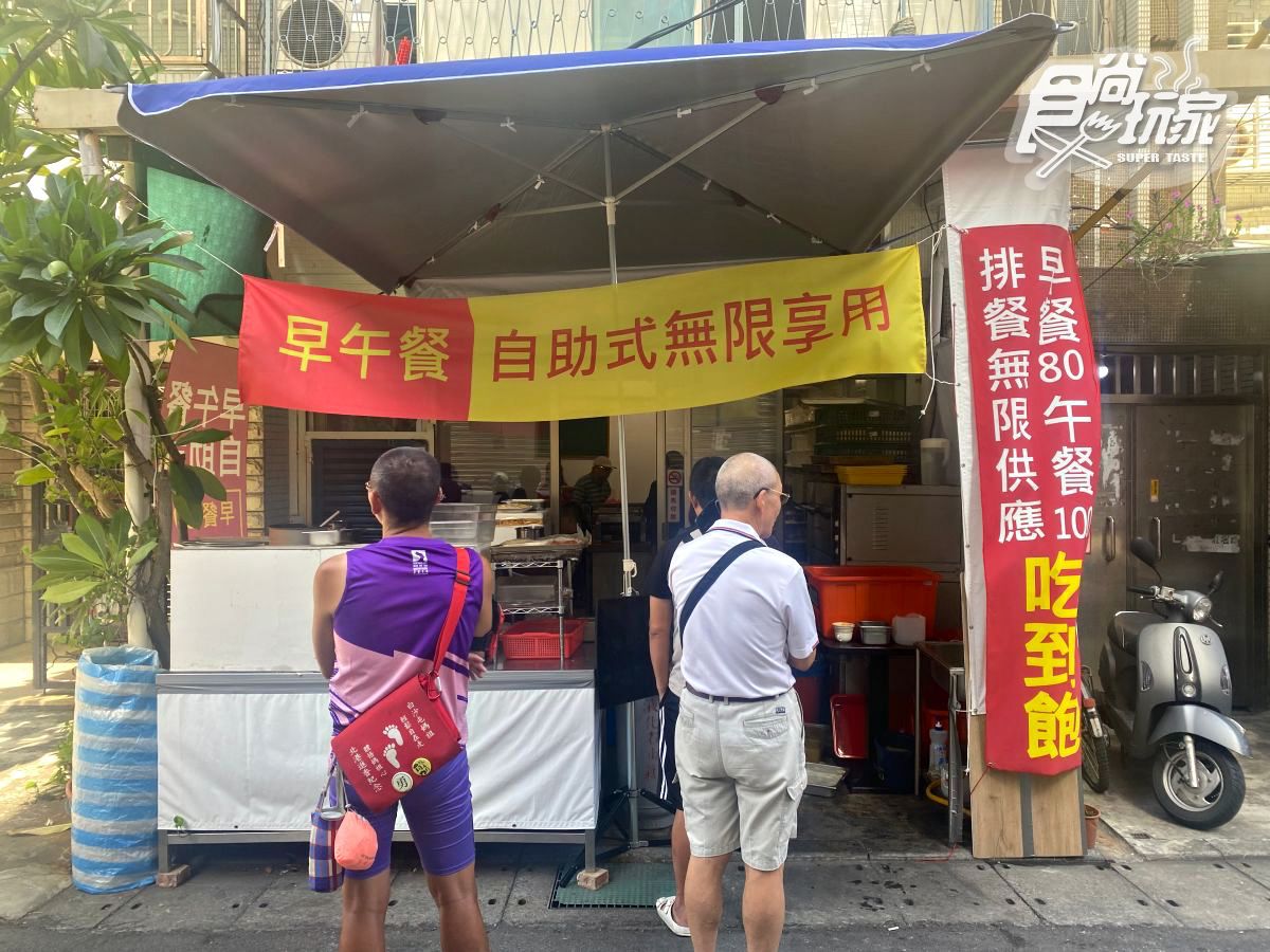 80元挑戰台北最便宜！「早餐吃到飽」20道菜無限吃，酥皮濃湯、焗烤麵都有