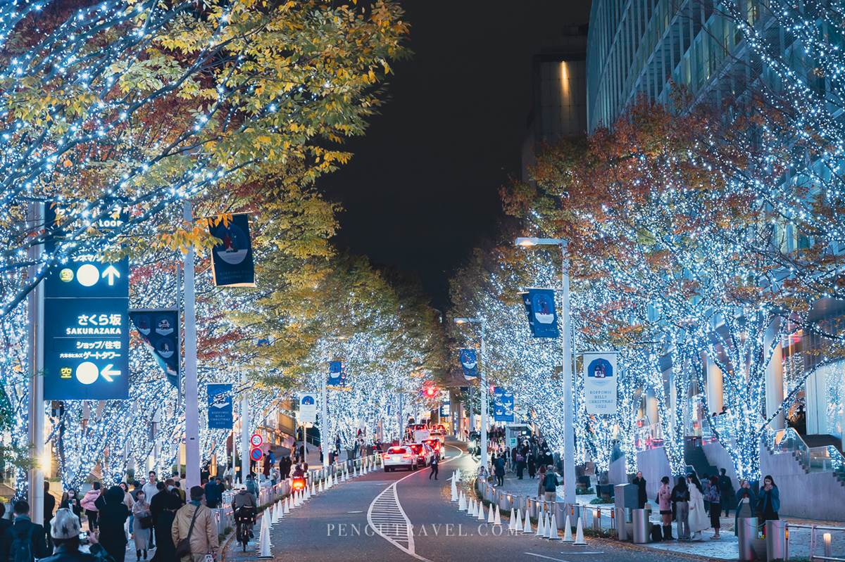 美到像拍日劇！冬季限定「東京最美聖誕點燈」，80萬顆燈海搭東京鐵塔拍爆