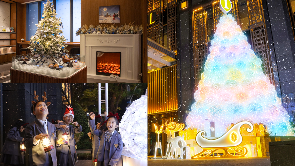 ８公尺「棉花糖聖誕樹」降臨高雄！整座酒店變身飄雪耶誕城，還不揪人拍爆
