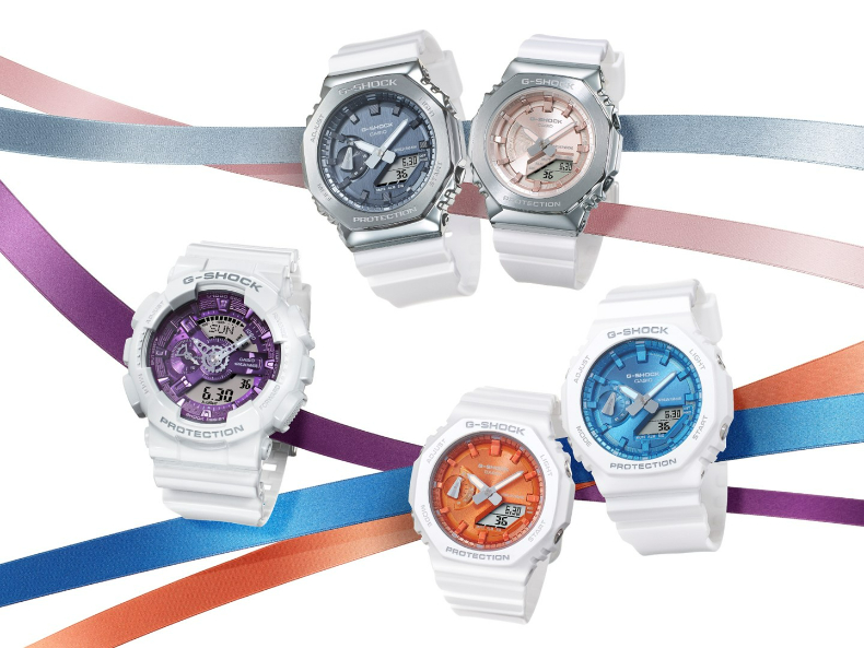 ITZY立牌免費get！CASIO發布G－SHOCK全新金屬閃亮錶盤對錶，展現濃厚節日氣息