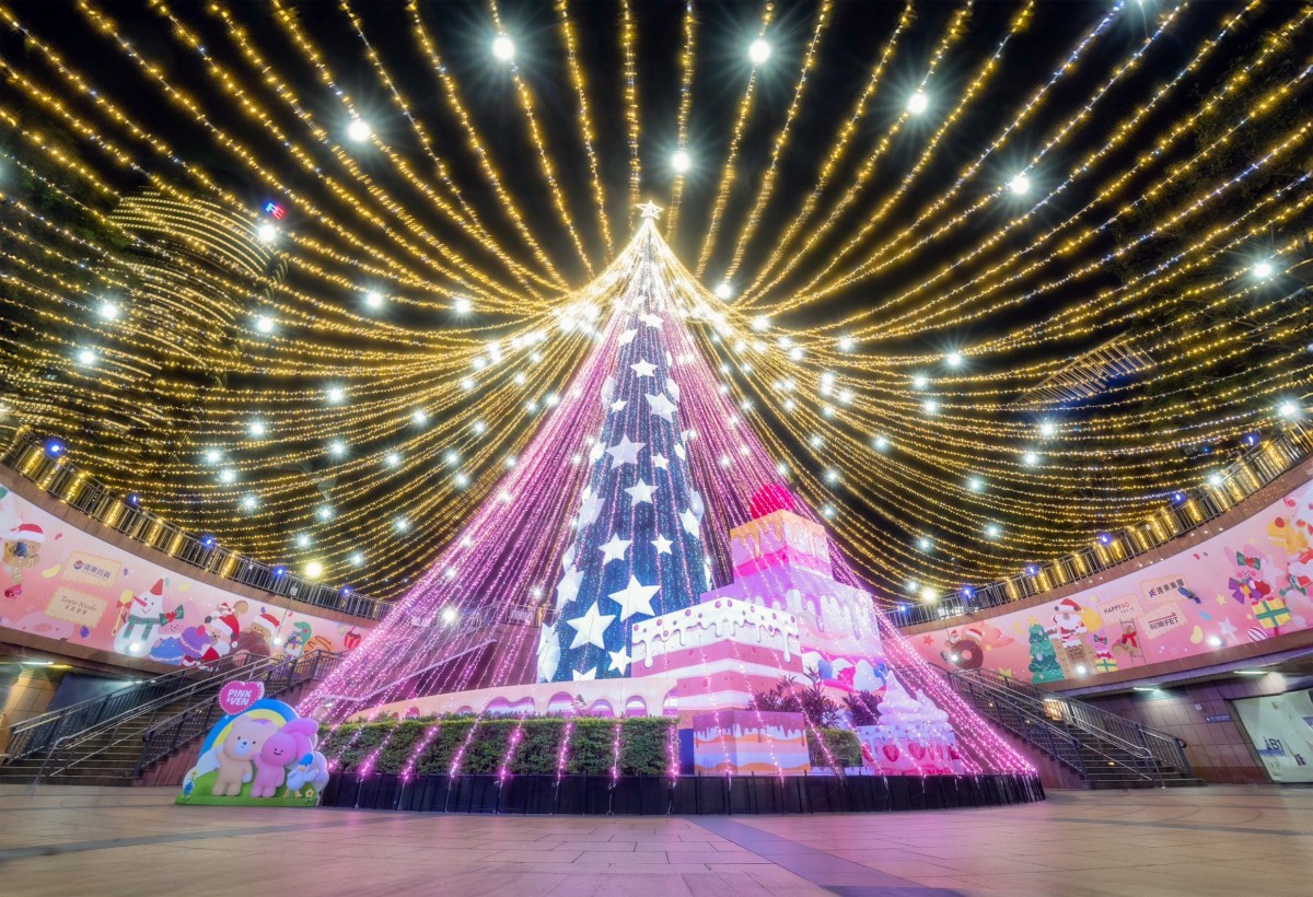 耶誕城甜蜜四大燈區介紹，創新3D光雕展演！震撼視覺
