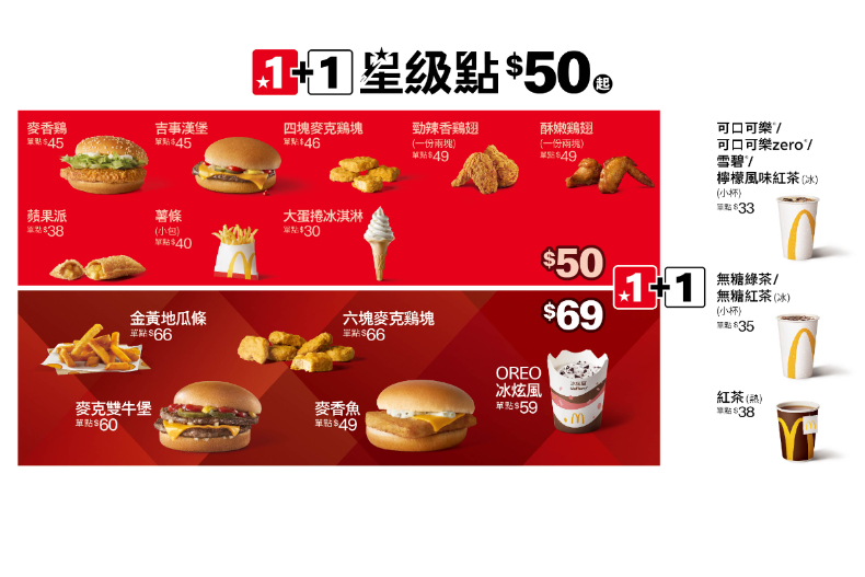 麥當勞麥克鷄塊、薯條免費吃，連14天買一送一太嗨！2023新菜單＋優惠