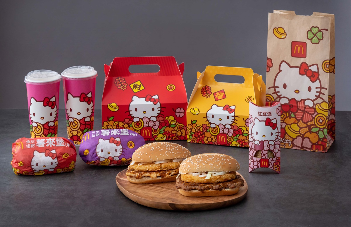 麥當勞「薯來堡」回歸！加碼推超萌「Hello Kitty」包裝，還有紅豆派限期開吃