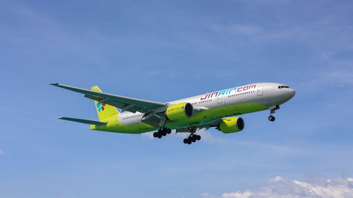 真航空是韓國籍的廉價航空。（圖片來源：Shutterstock）