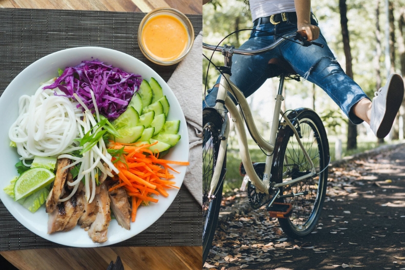 血型減肥法4：AB型血——蔬菜、蛋奶類+騎腳踏車