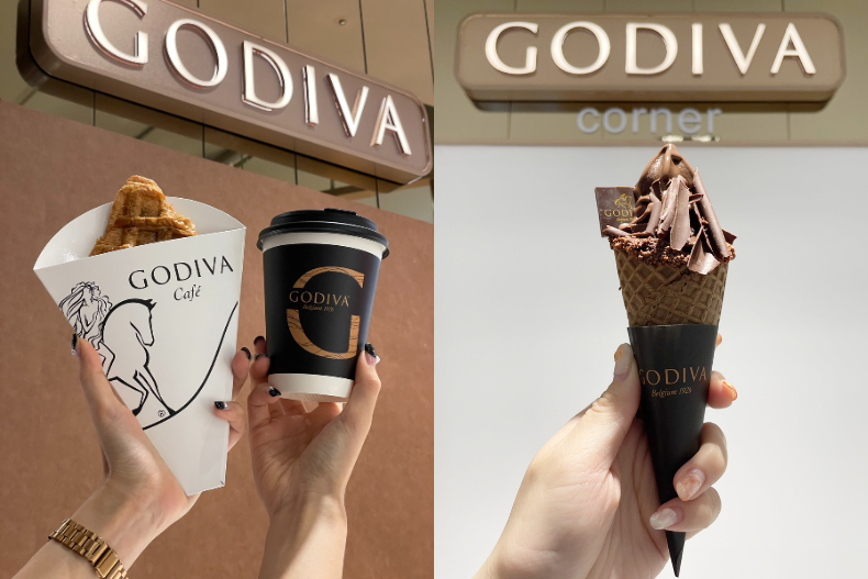 GODIVA霜淇淋免費吃太嗨！全台獨家超浮誇「雲朵朵巧克力聖代」超欠吃